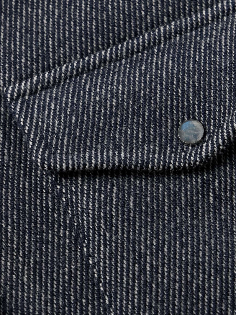 Cashmere and Cotton-Blend Flannel Shirt 4