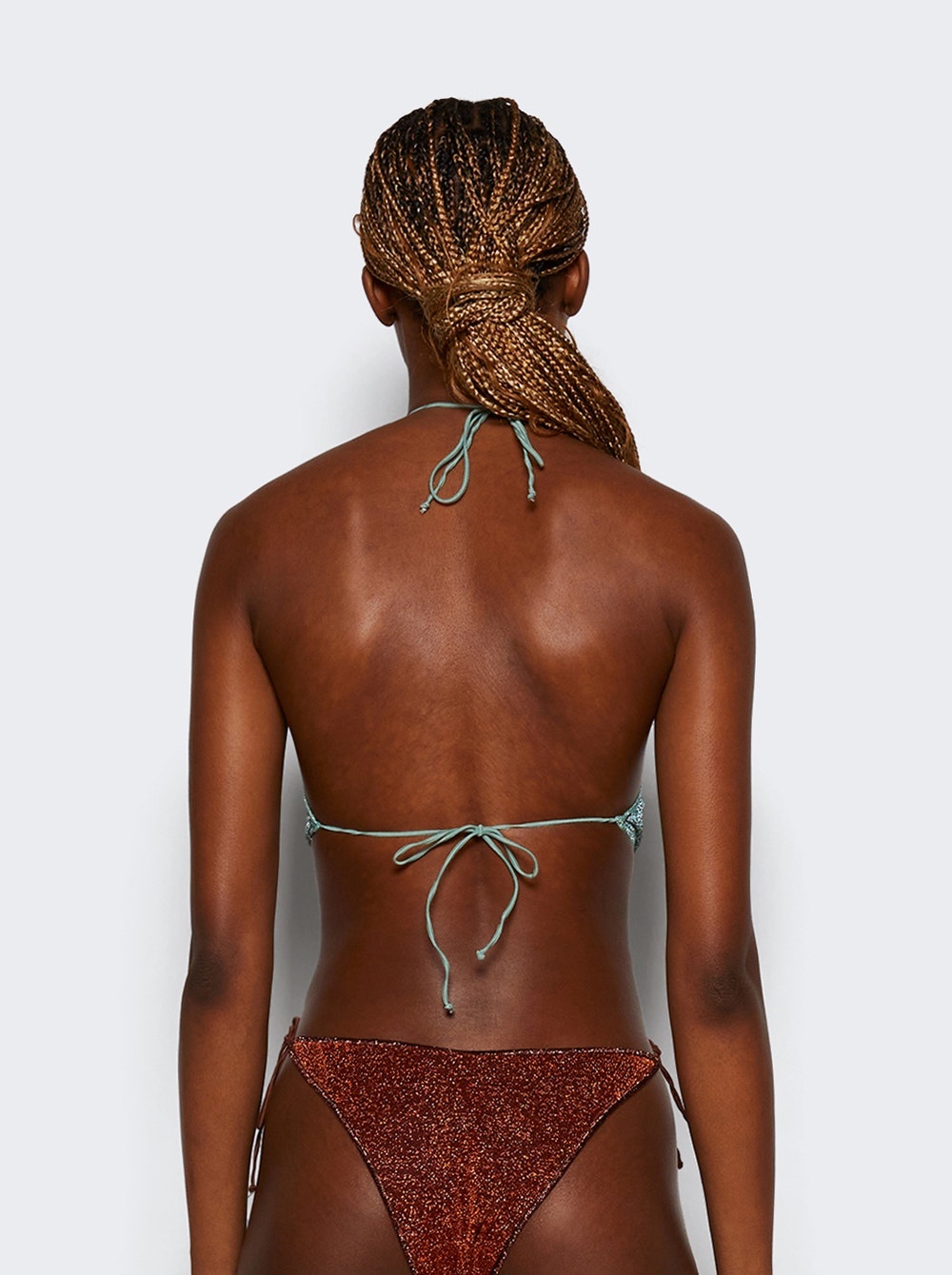 LumiÈre Bicolor Knot Maillot Aqua - 5