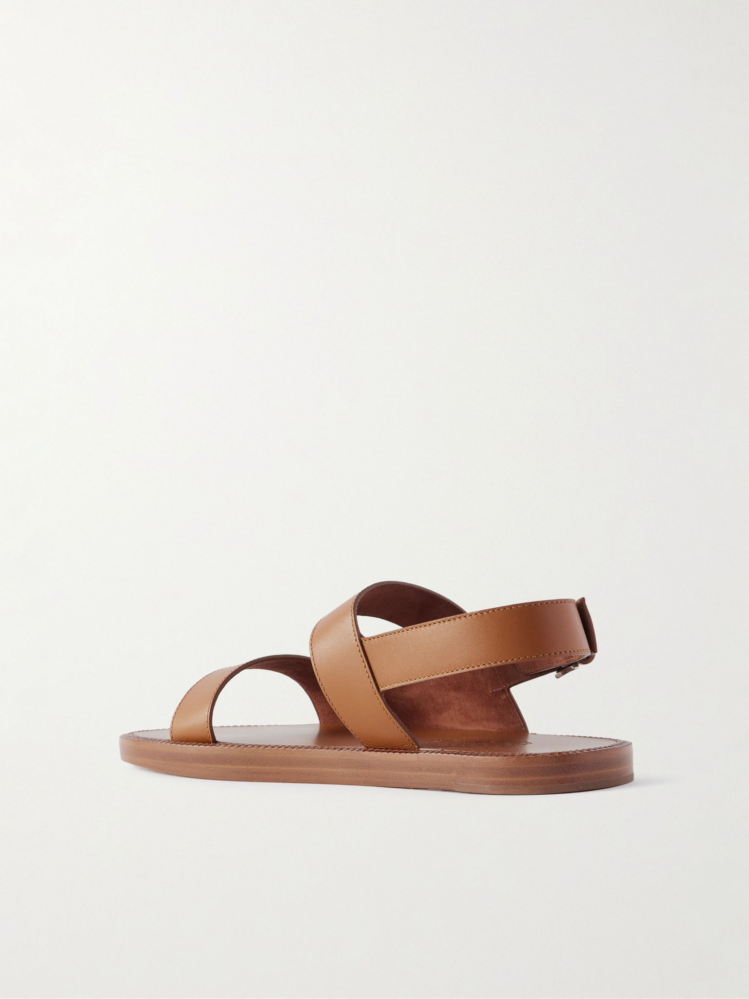 Leather Sandals Brown - 3
