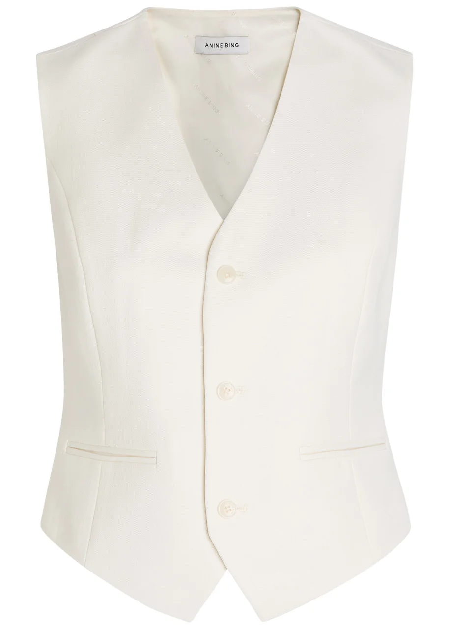 Anine Bing Mario Woven Vest - 1