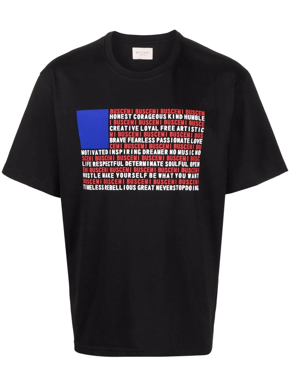 American flag print T-shirt - 1