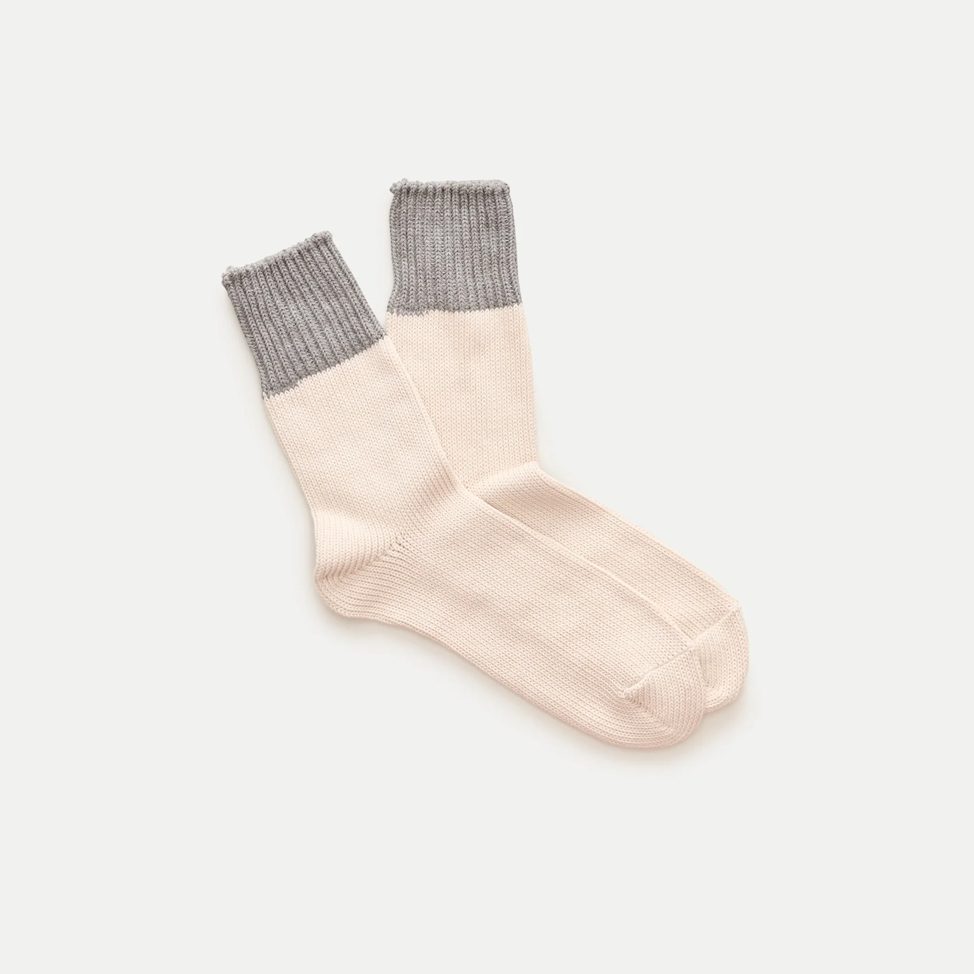 Colorblock ribbed socks - 1