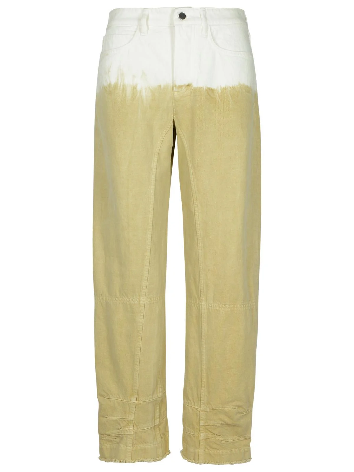 Jil Sander Beige Cotton Jeans Women - 1