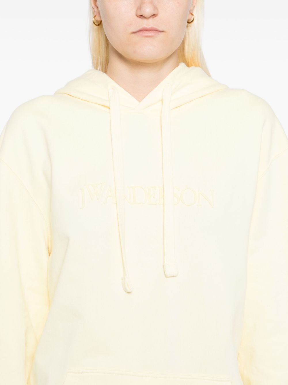 logo-embroidered hoodie - 5