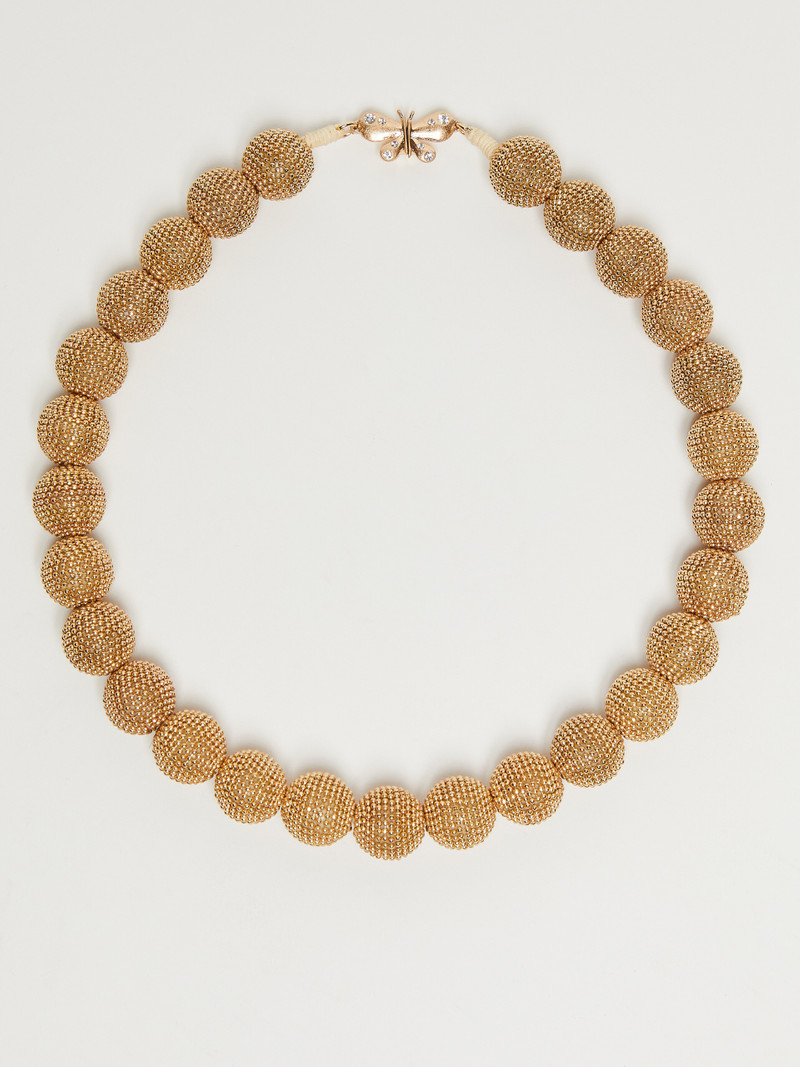 PATTINO Ball-adorned choker necklace 1