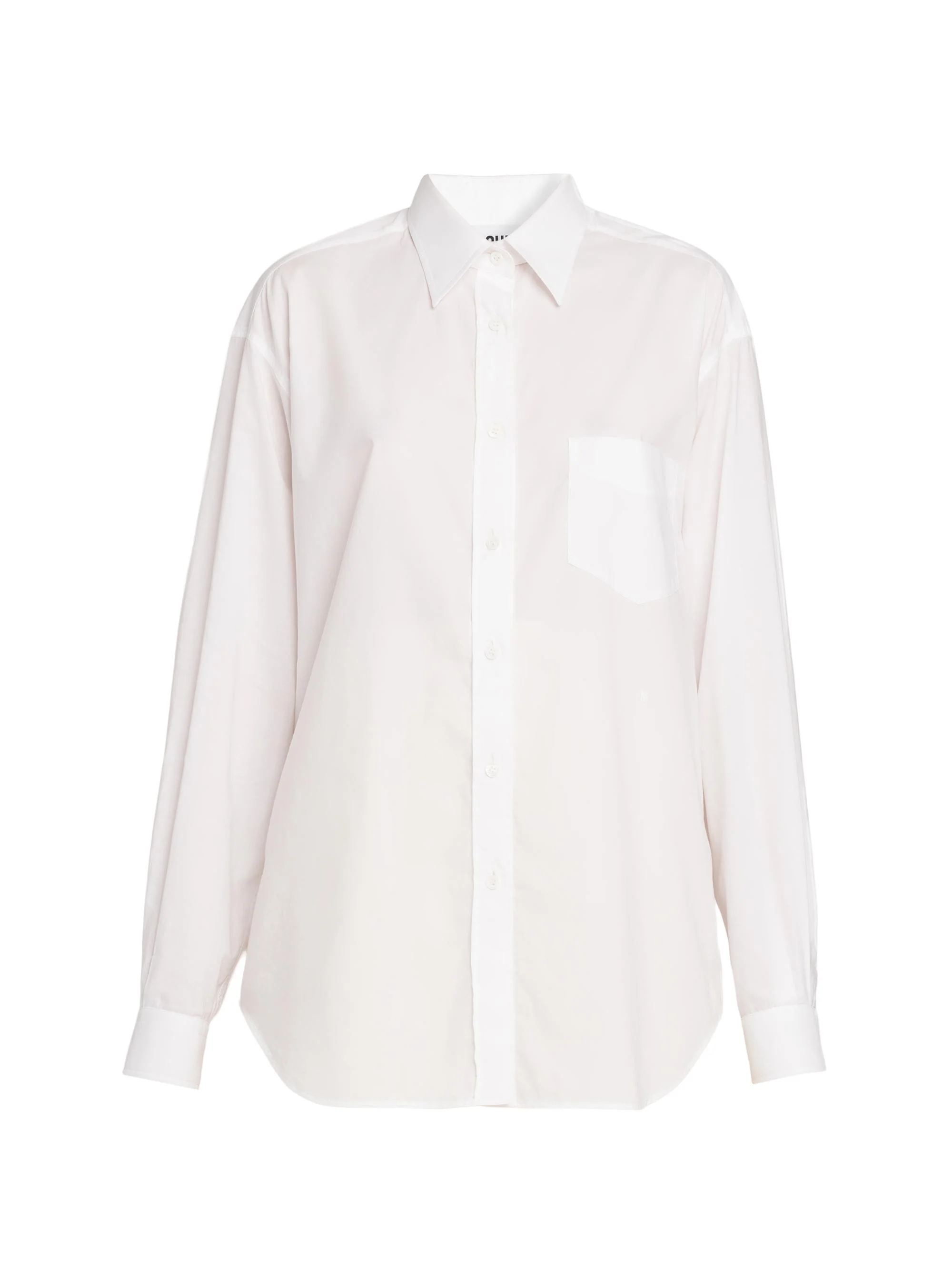 Women's Cotton Poplin Blouse - Multi White - 1