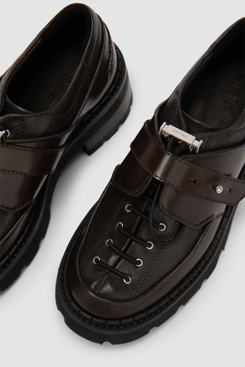 Yaka Creeper Ristretto Semi Patent Leather - 4