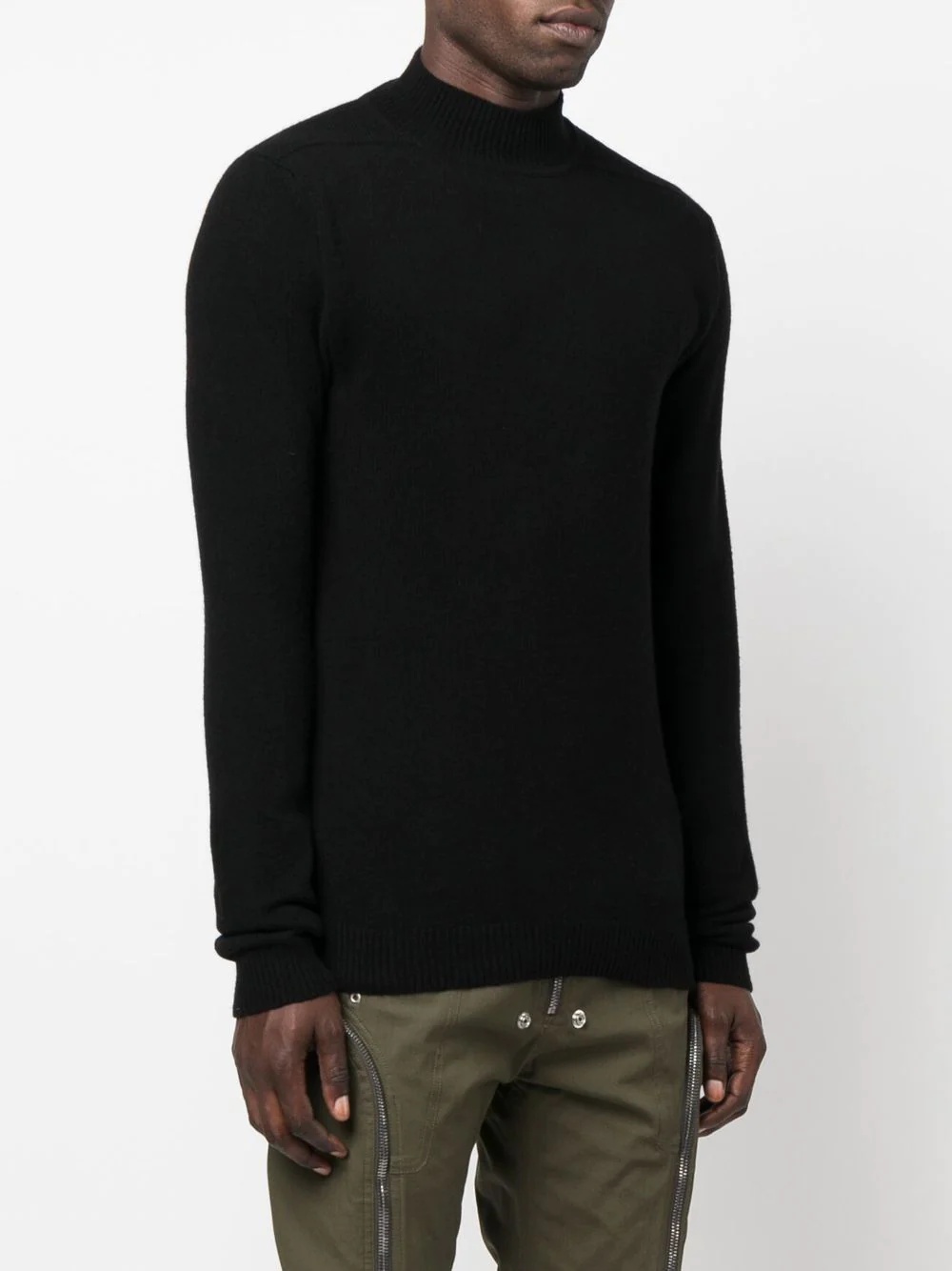 mock-neck jumper - 3