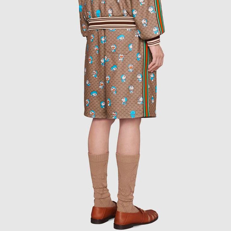 Gucci x Doraemon GG Shorts 'Beige' 654940-XJDEX-2138 - 3