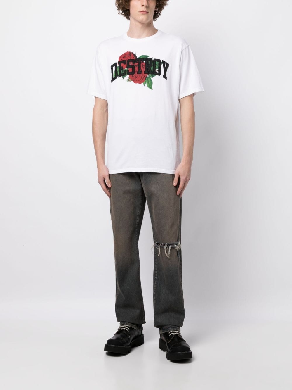 graphic-print cotton T-shirt - 2
