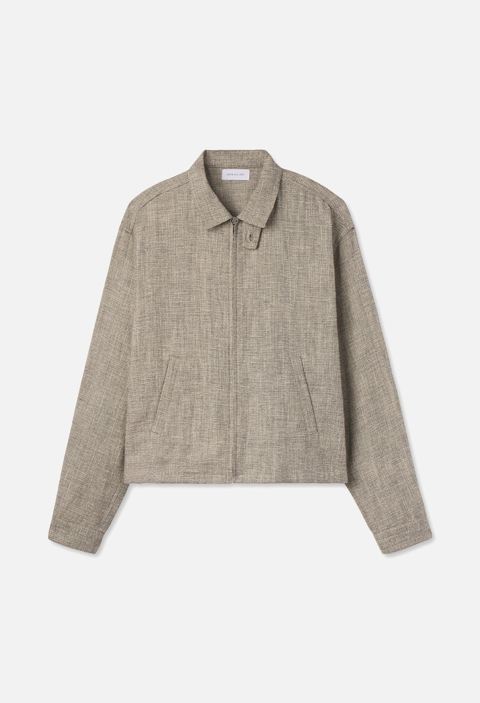 John Elliott LINEN CROPPED SHORT JACKET | REVERSIBLE