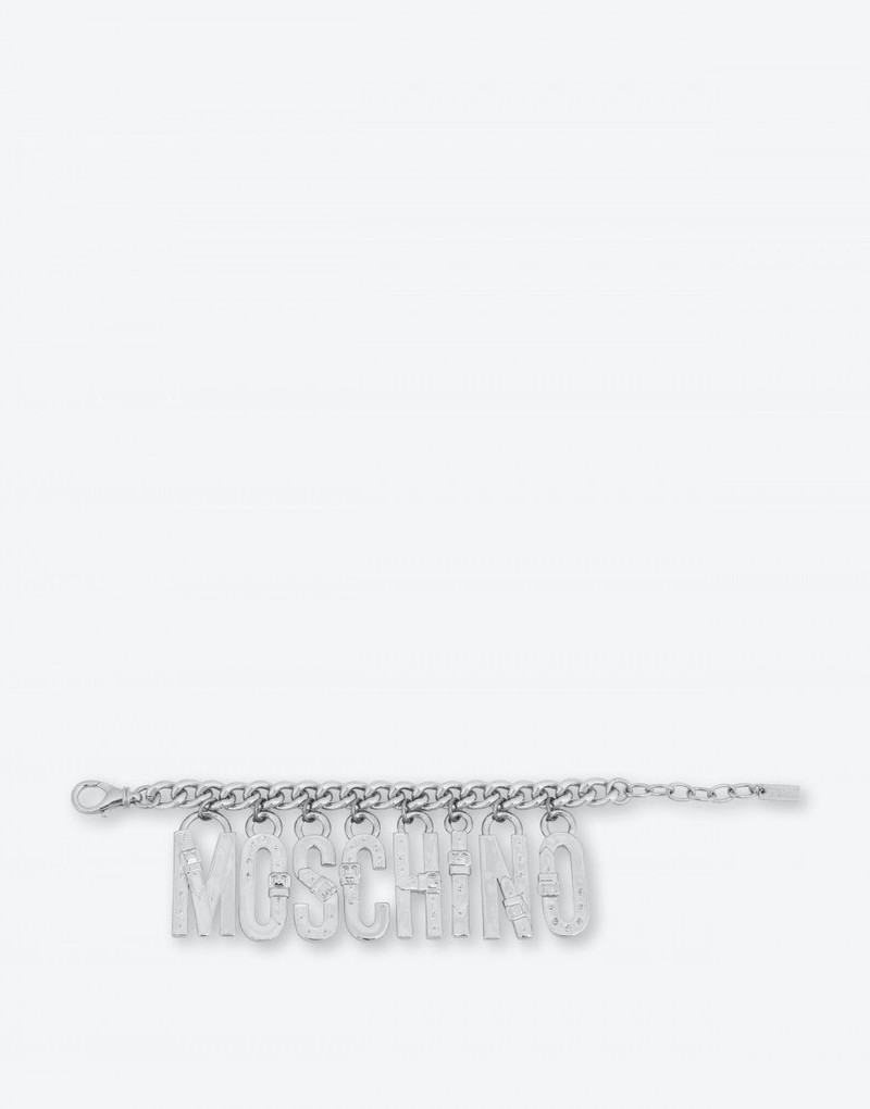 Moschino MOSCHINO BRACELET WITH BUCKLE & LETTERING outlook