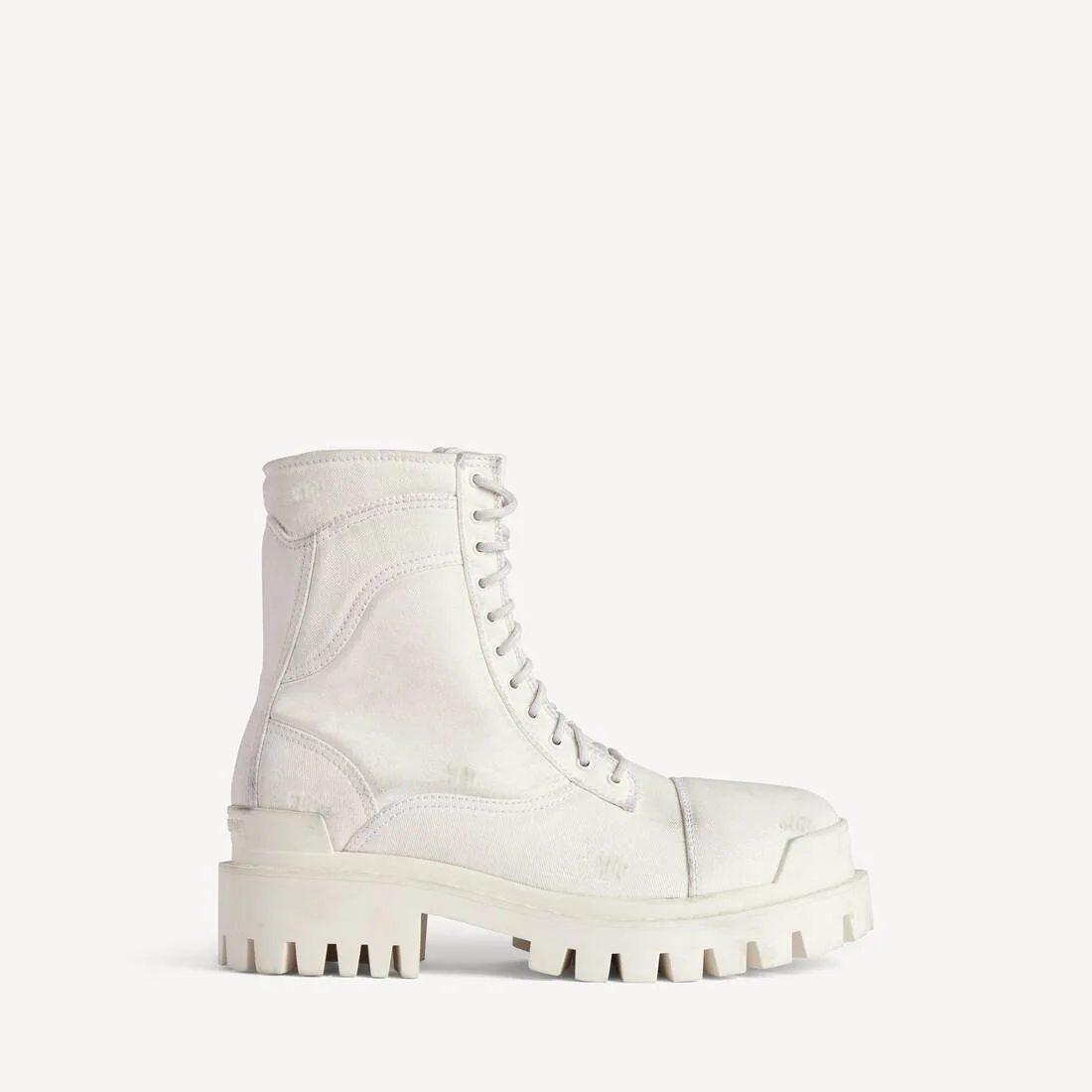 Men's Combat Strike Boot in White - 1