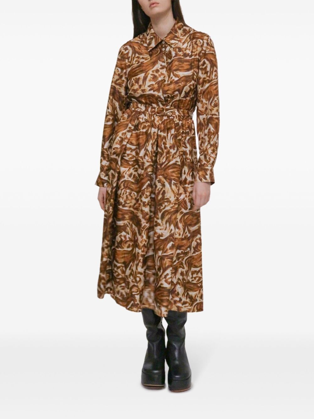 pleated dress - 6