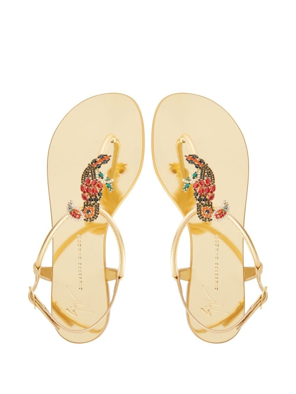 Tropical Beach flat sandals - 4