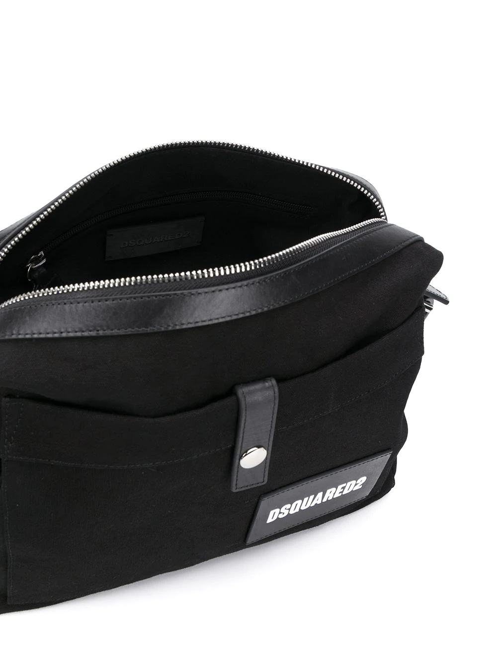 logo patch messenger bag - 5