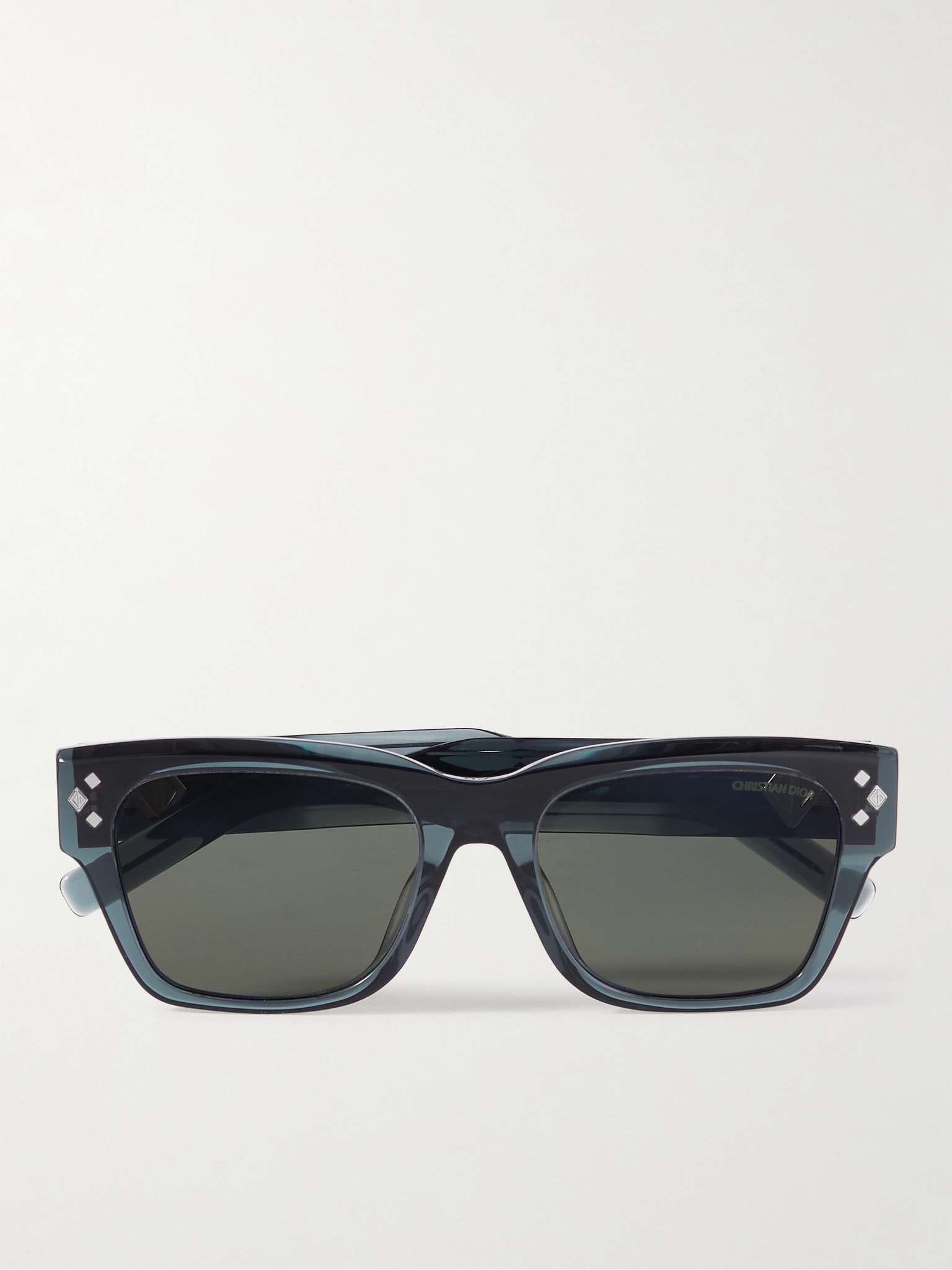 CD Diamond S2I D-Frame Tortoiseshell Acetate and Silver-Tone Sunglasses - 1