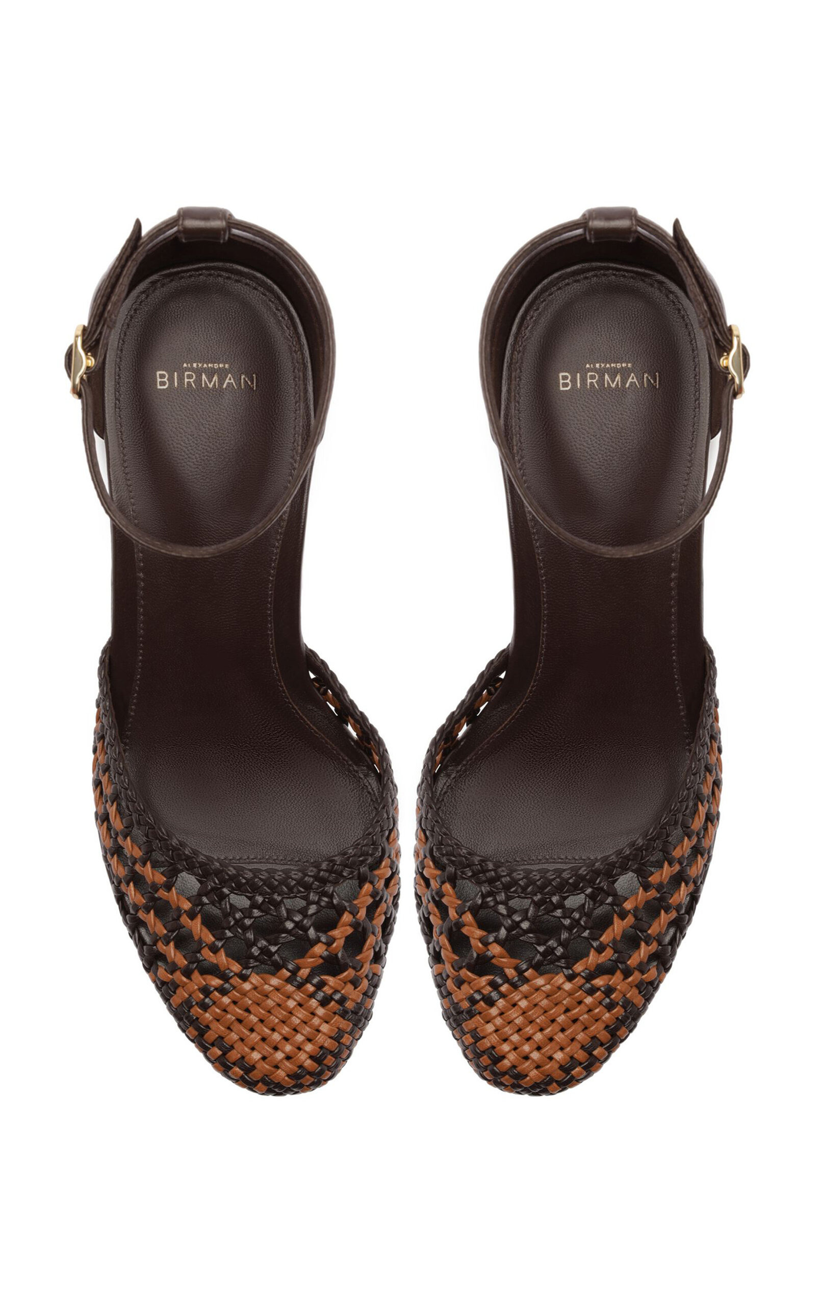 Thalita Leather Platform Sandals brown - 6