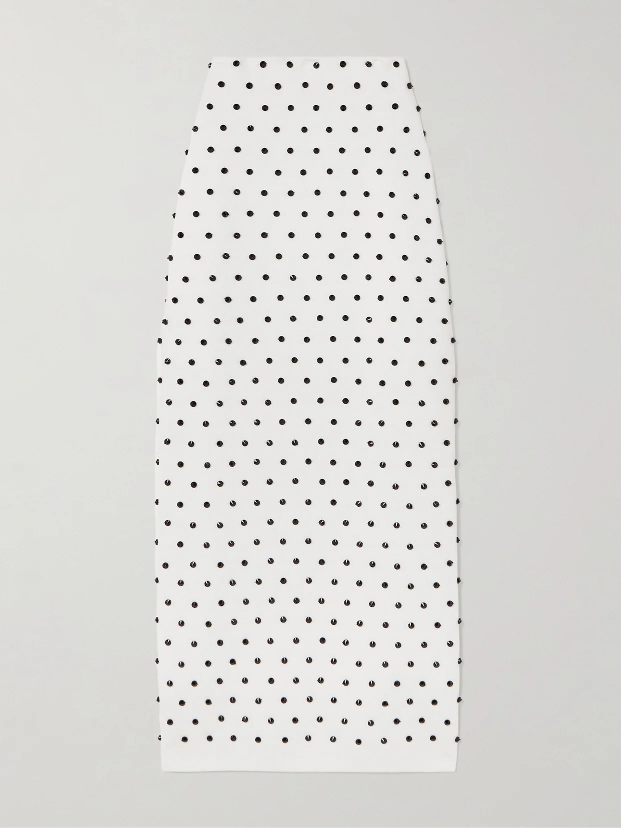 Crystal-embellished Knitted Midi Skirt - 1