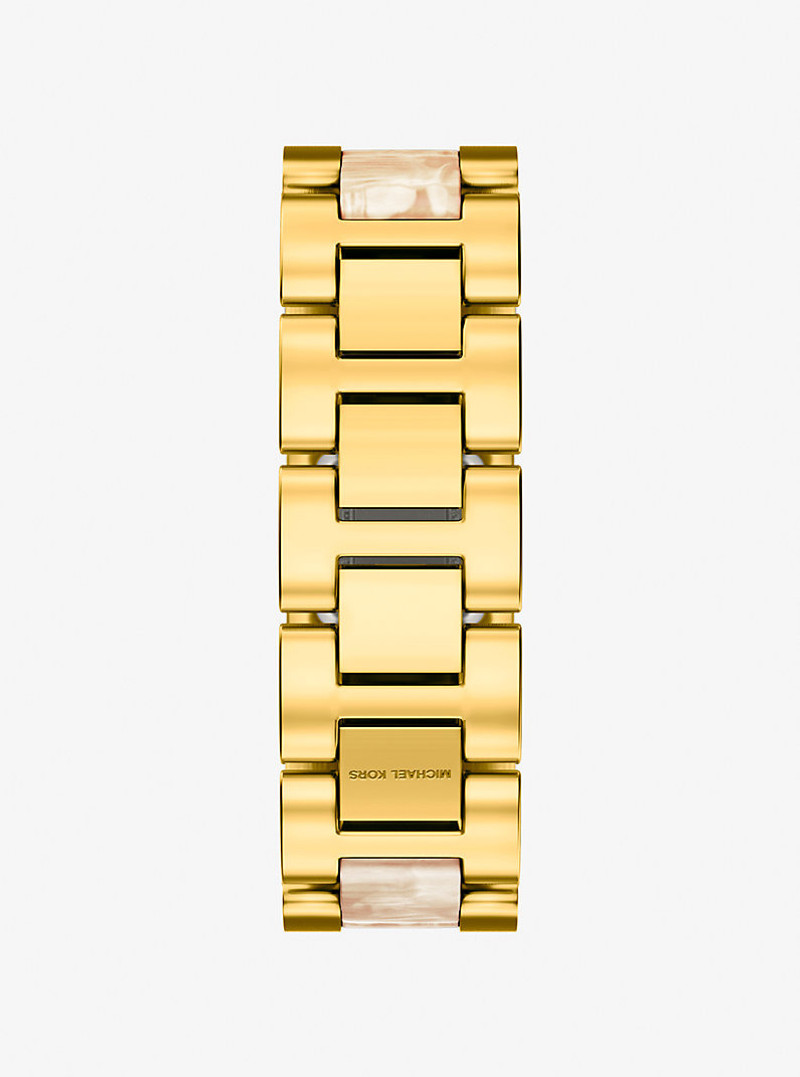 Petite Darrington Gold-Tone and Tortoiseshell Acetate Watch 3