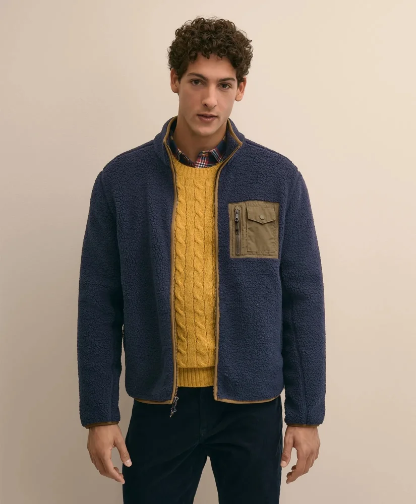 Teddy Fleece Full-Zip Jacket - 1