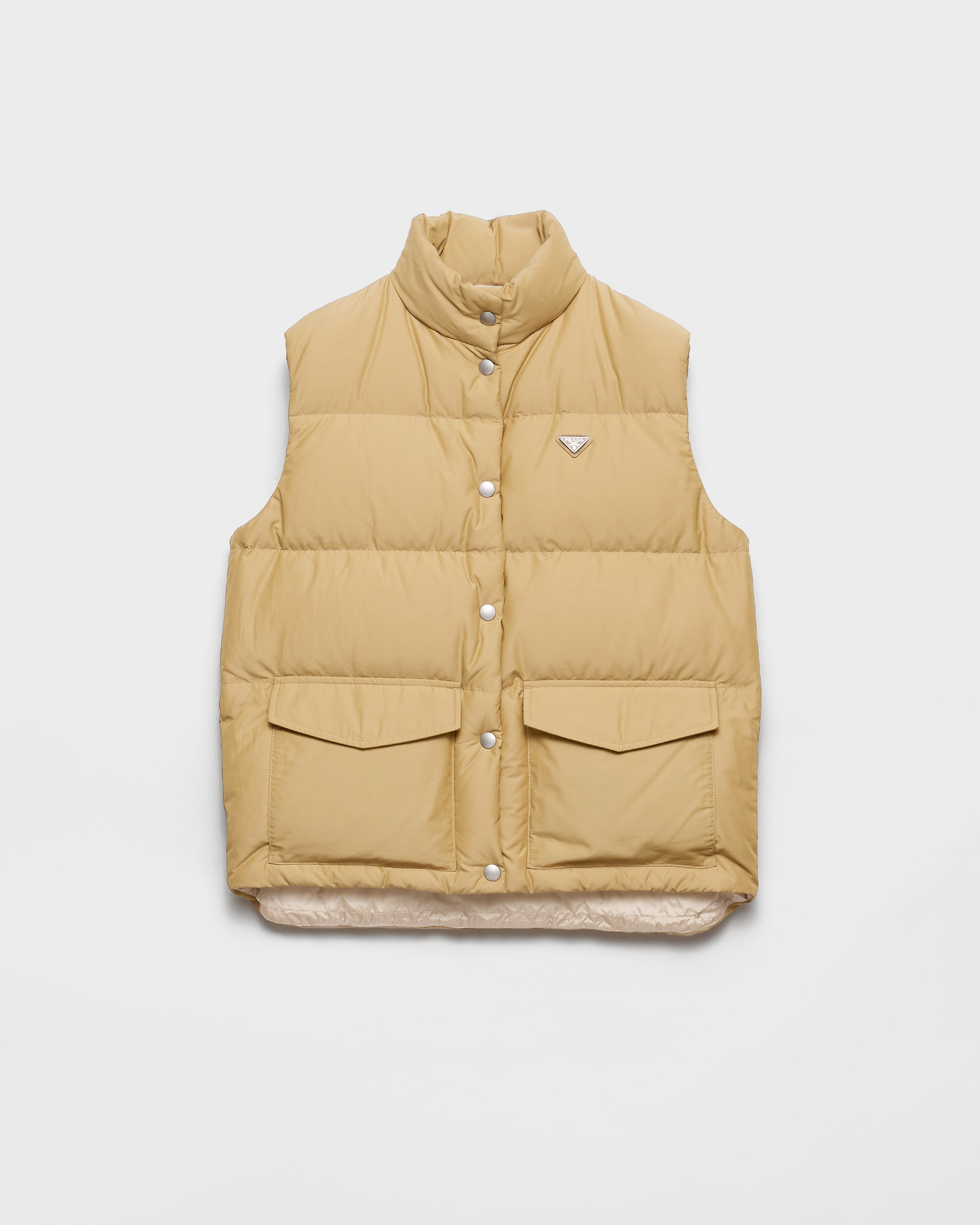 Medium-weight technical fabric down vest - 1