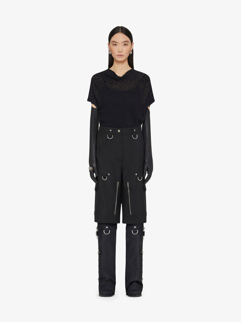 Givenchy DRAPED TOP IN 4G JACQUARD outlook