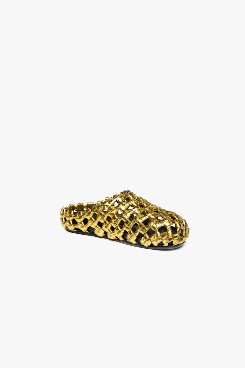 WEAVED CLOG SILVER GOLD - EXCLUSIVE 5