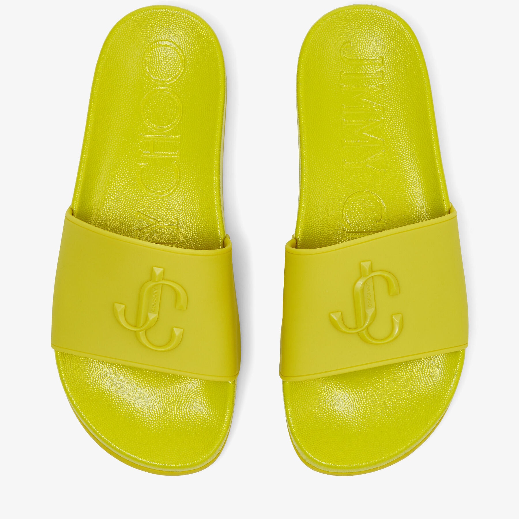 Port/F
Lime Rubber Slides with JC Monogram - 5