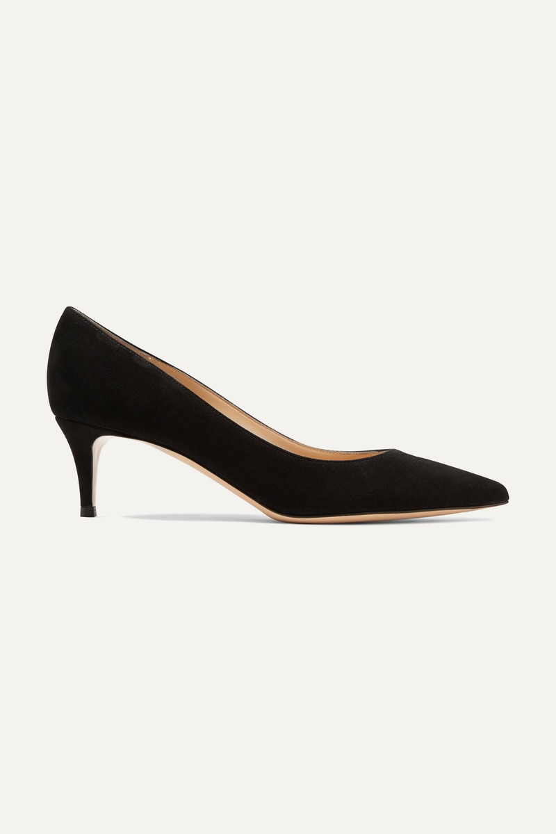 55 suede pumps - 1