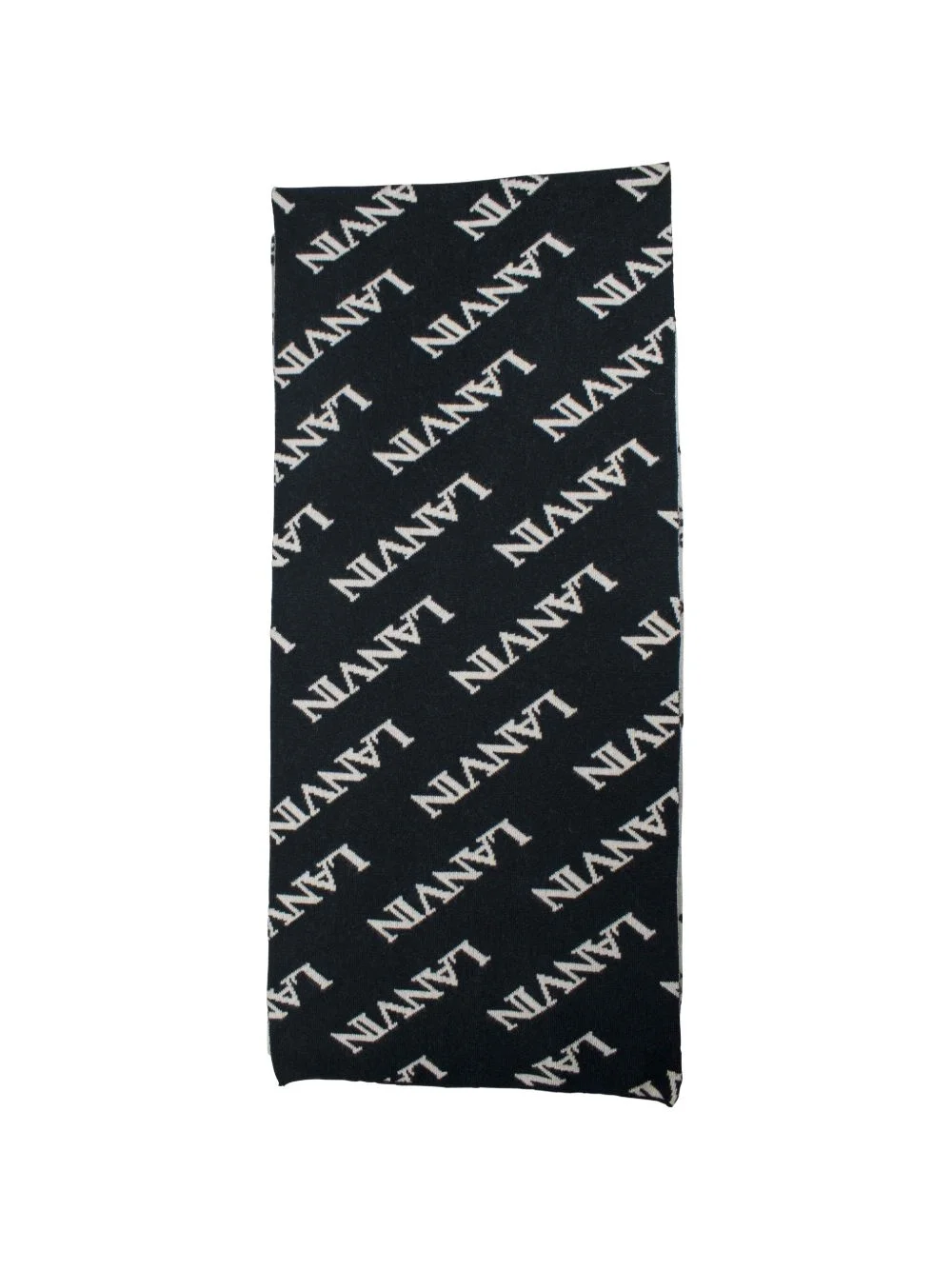 logo-print scarf - 1