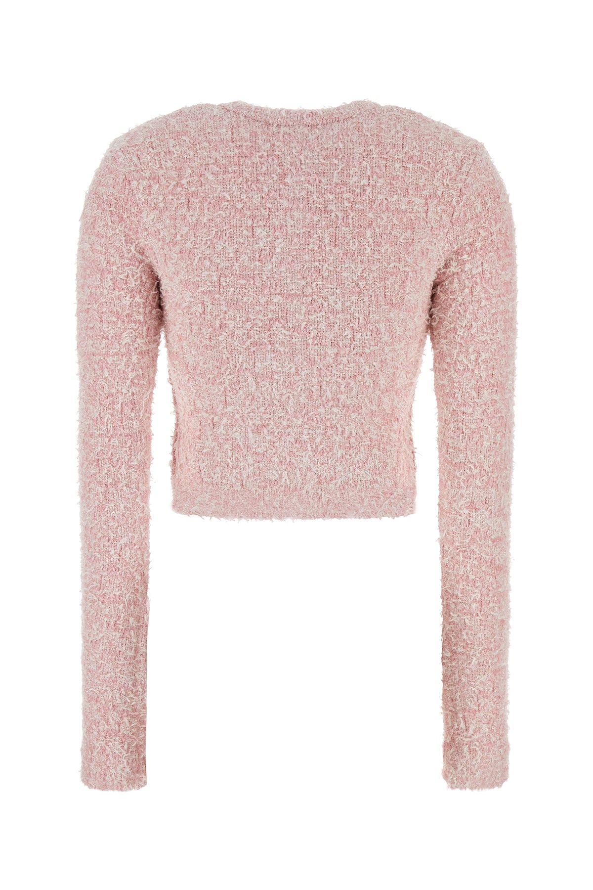 Pink tweed cardigan - 2