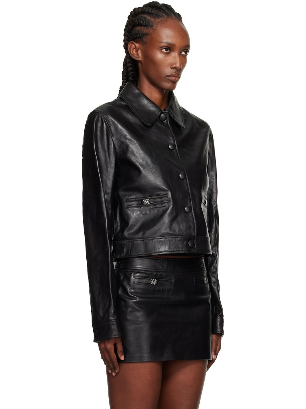 Black MA Leather Jacket - 2