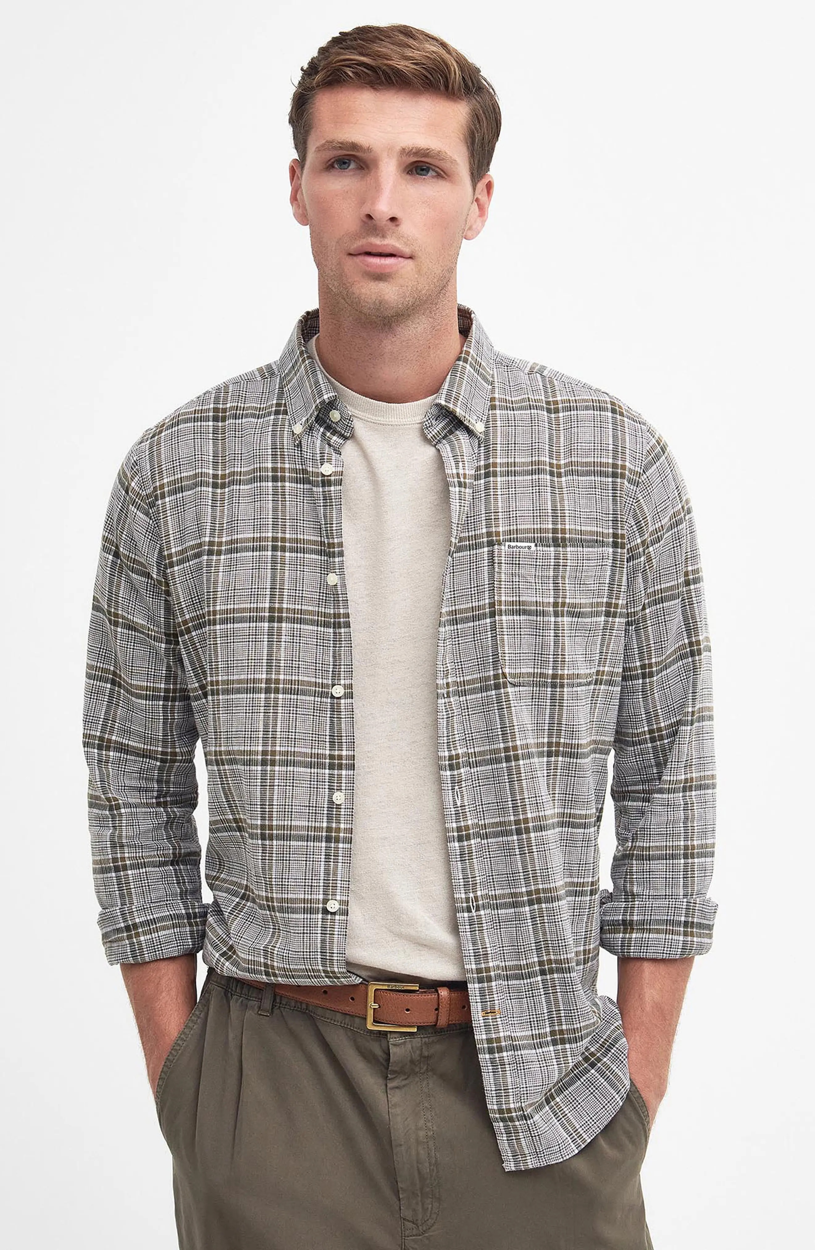 Coalridge Plaid Linen & Cotton Button-Down Shirt - 4