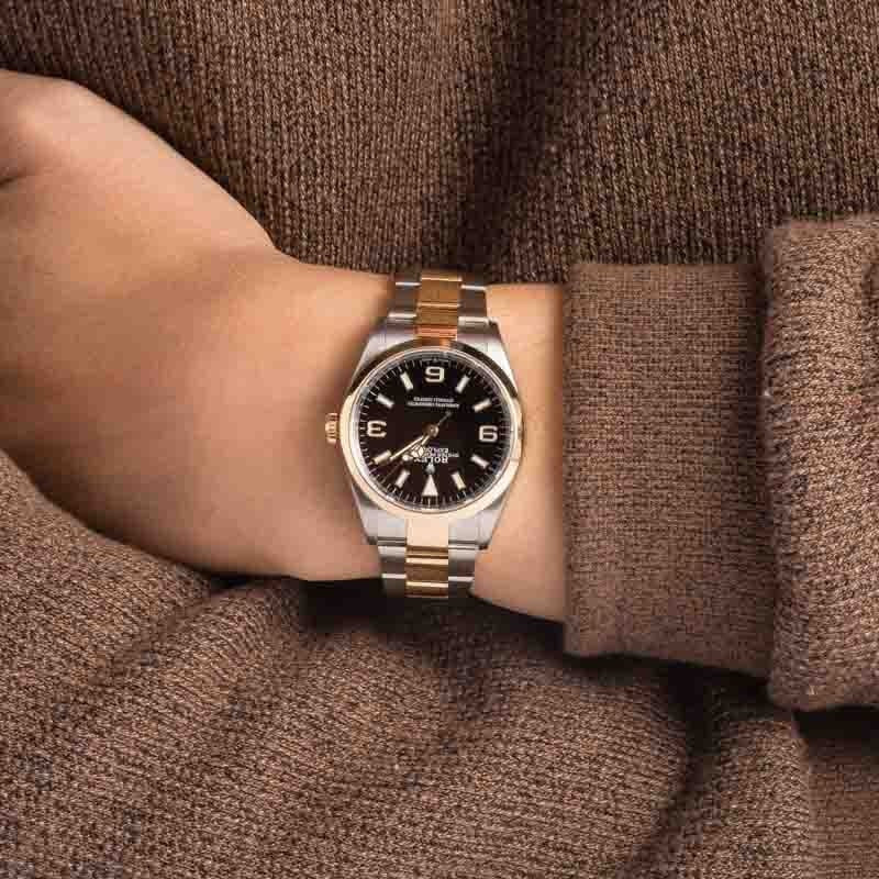Pre-owned Rolex Explorer Black 124273 - 5