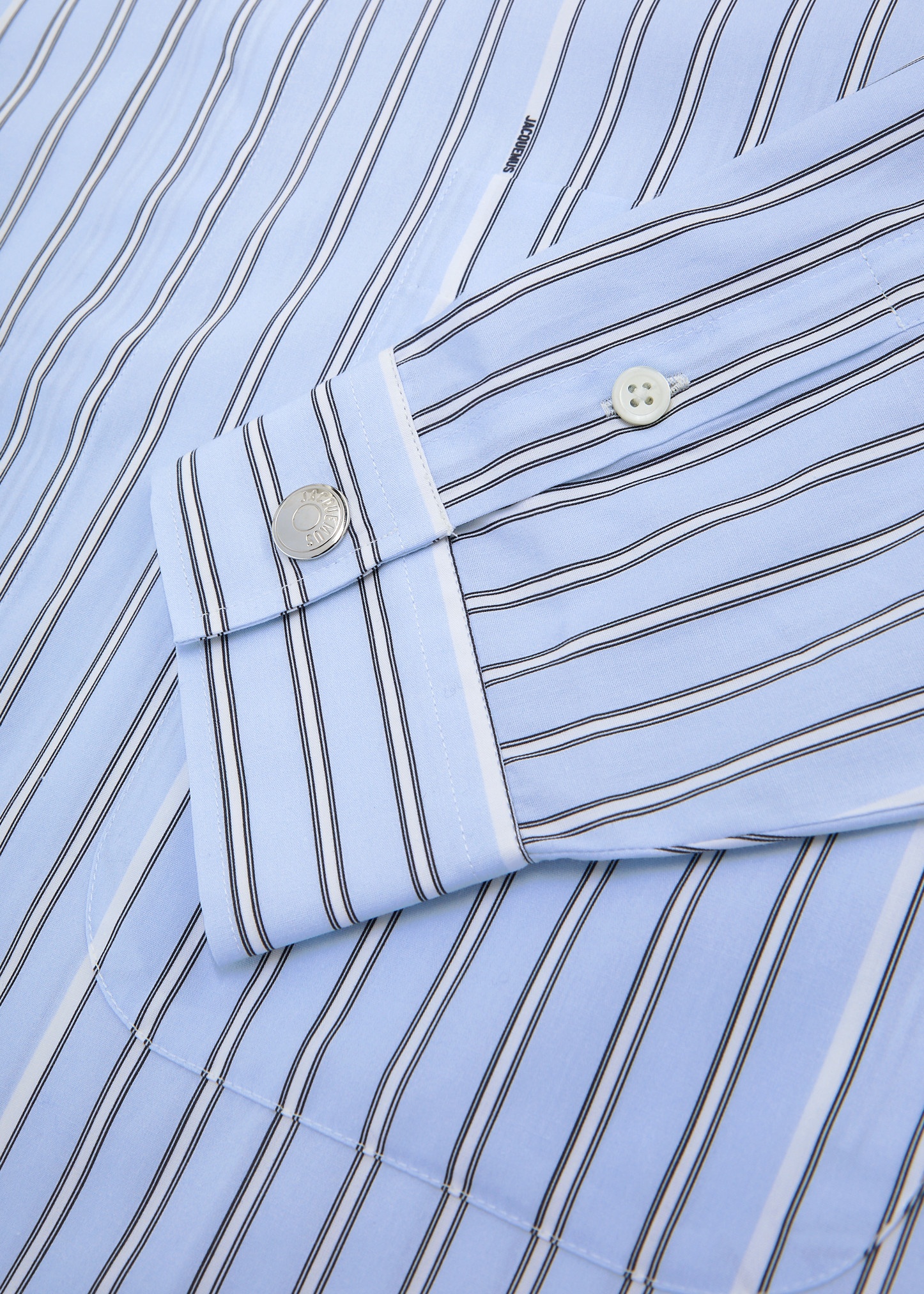 Le Chemise Manches Longue striped cotton shirt - 5