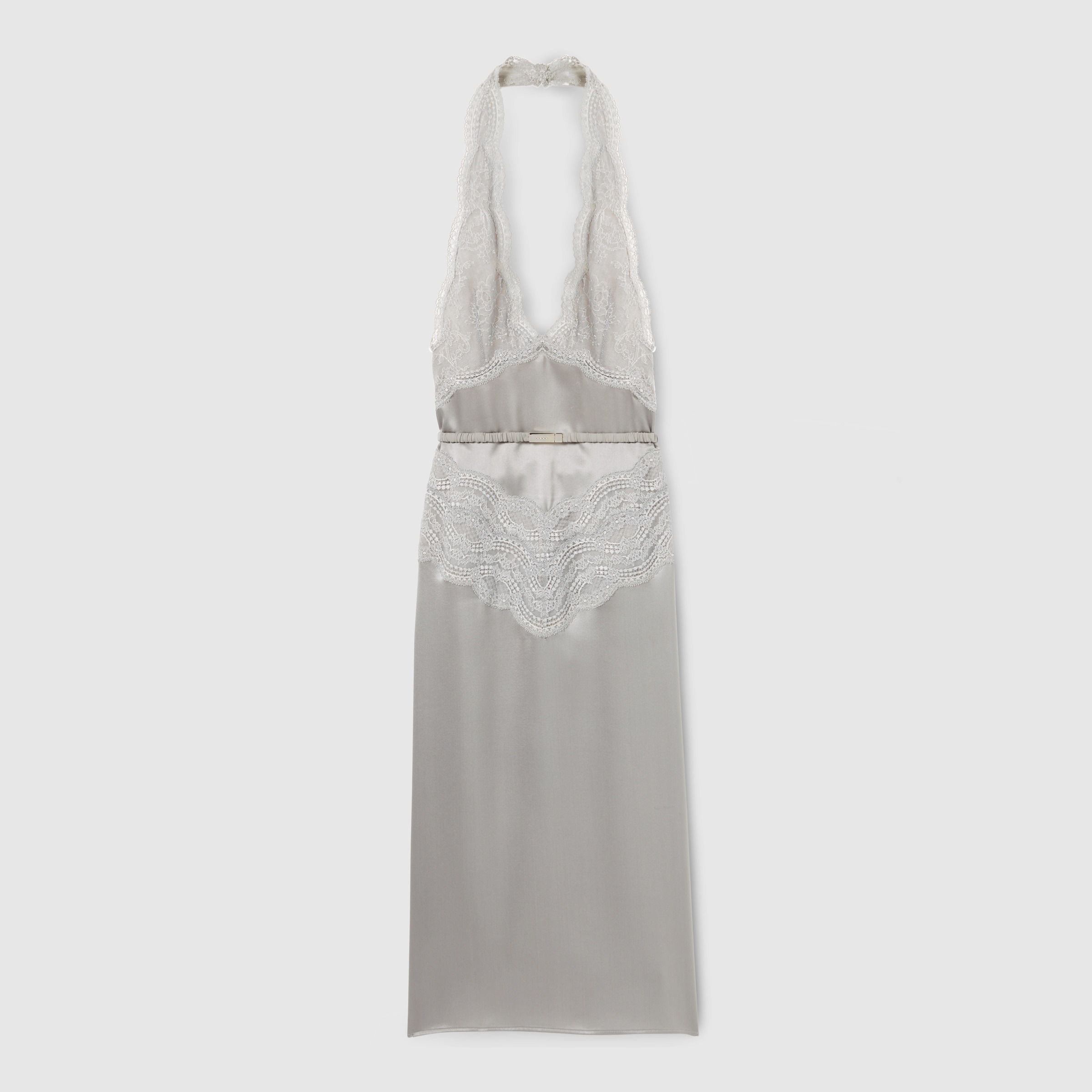 Silk satin dress - 1