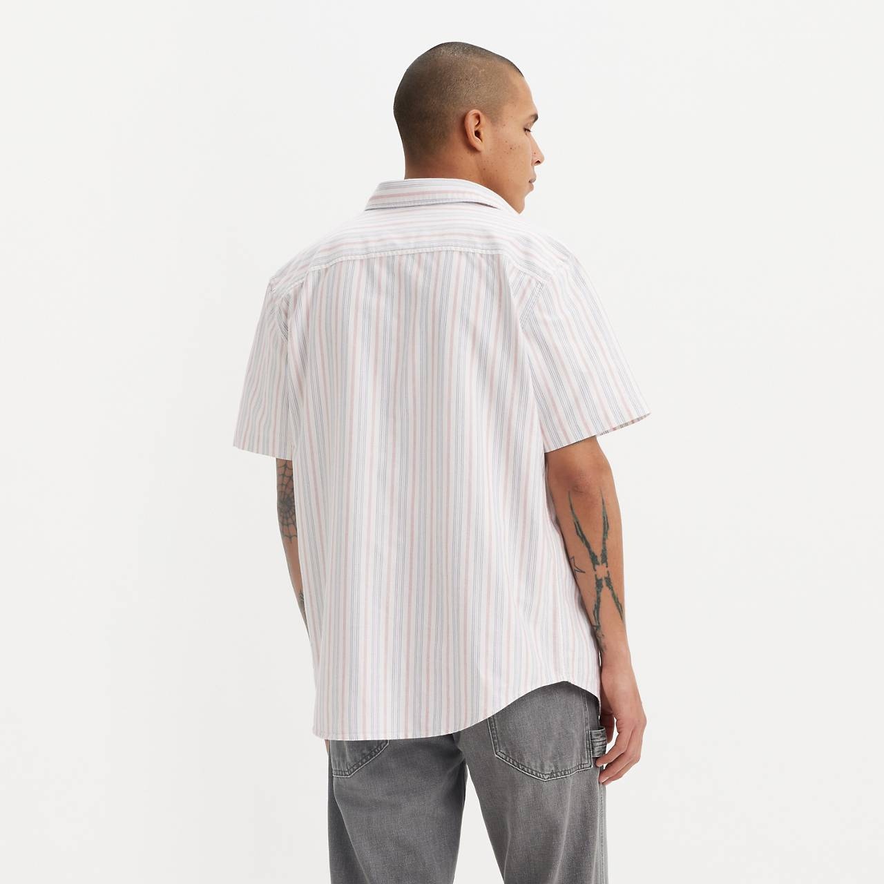 SHORT SLEEVE AUTHENTIC BUTTON-DOWN SHIRT - 4