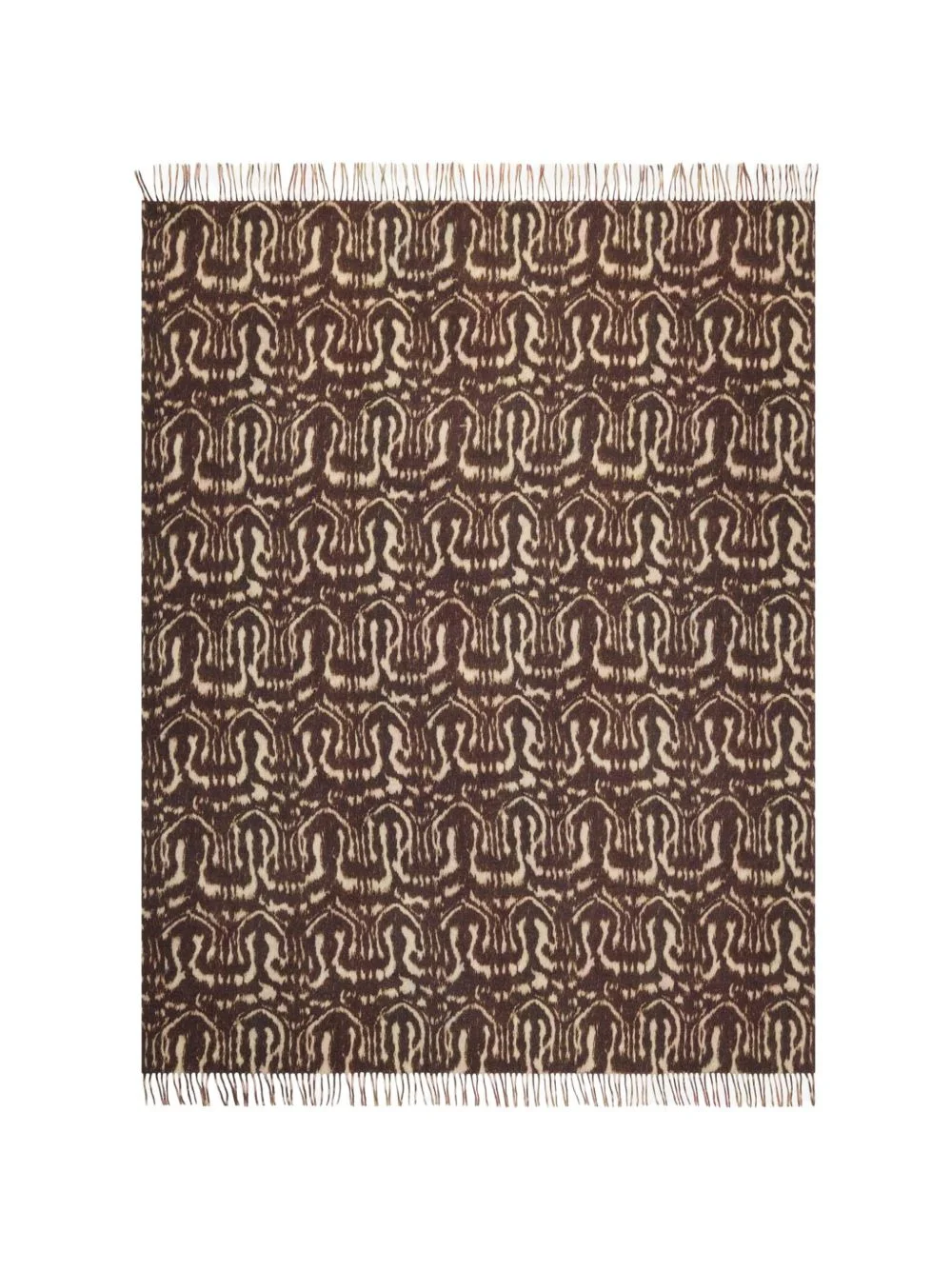 Sidney floral-print cashmere scarf - 1