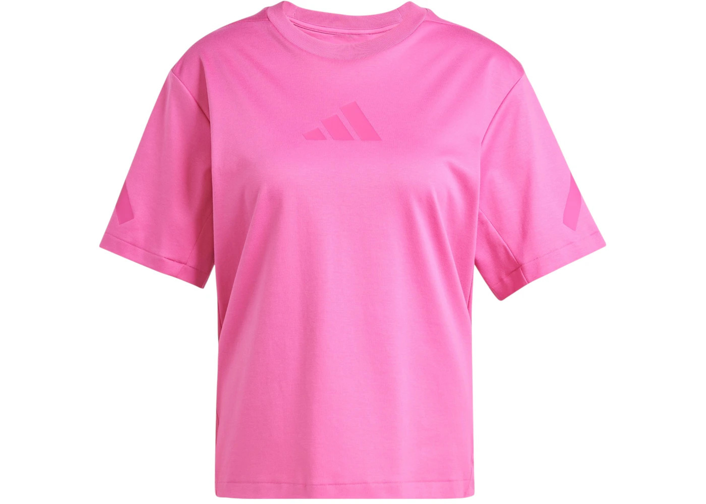adidas Women's Z.N.E. T-Shirt Semi Lucid Fuchsia - 1