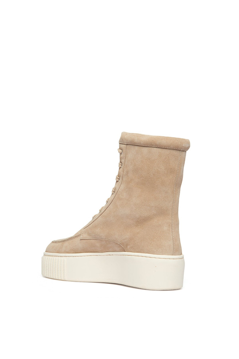 GABRIELA HEARST Emanuele Lace Up Boot in Beige Leather outlook
