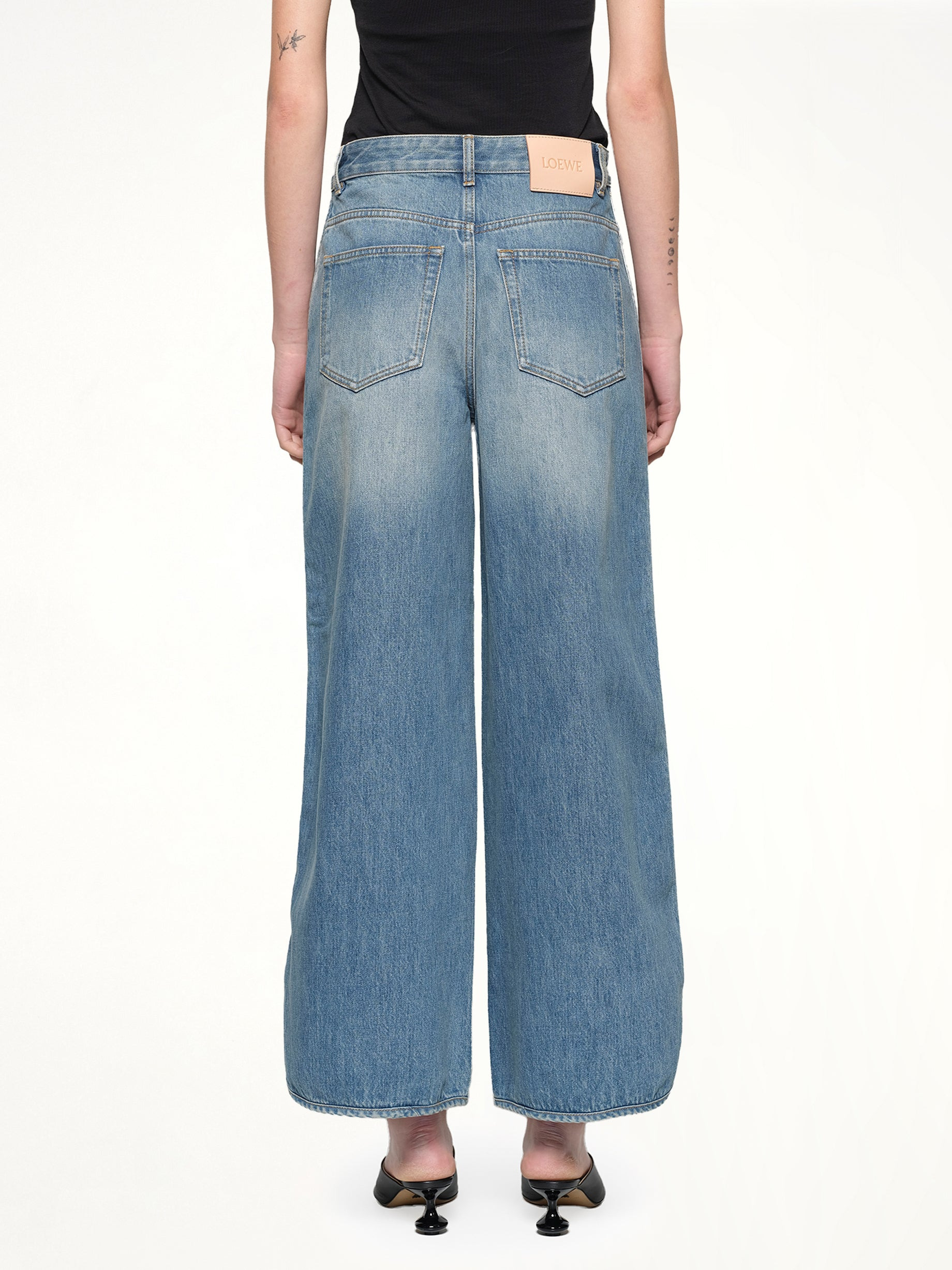 Loose-Leg Jeans AF in Denim Blue - 5