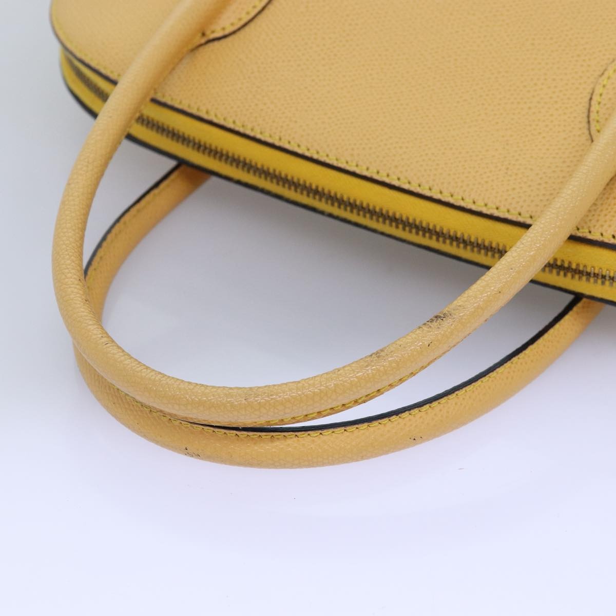 CELINE Hand Bag Leather Yellow - 7
