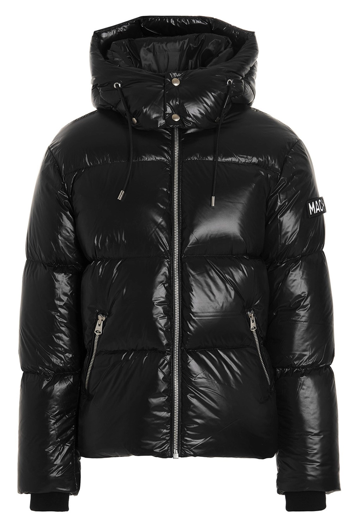 Logo patch down jacket - 1