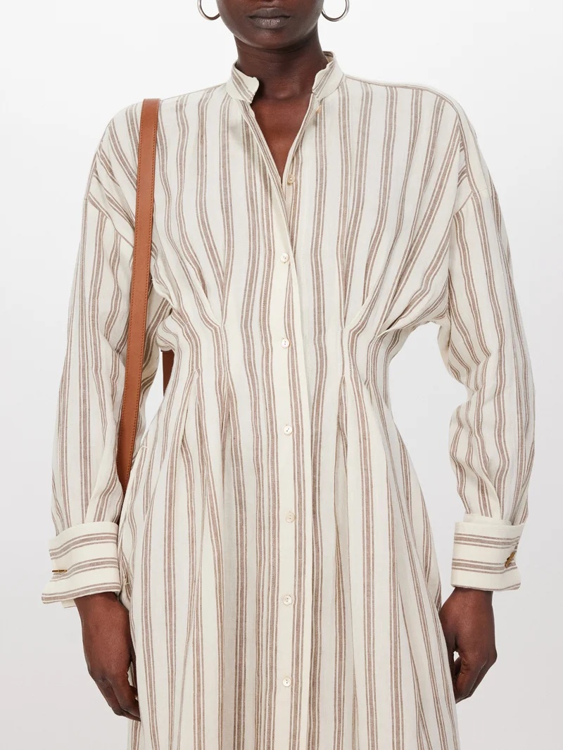☆DT☆入手困難☆上品Linen Long Dress/YOLE/MaxMara Max Mara Yole dress | matchesfashion | REVERSIBLE
