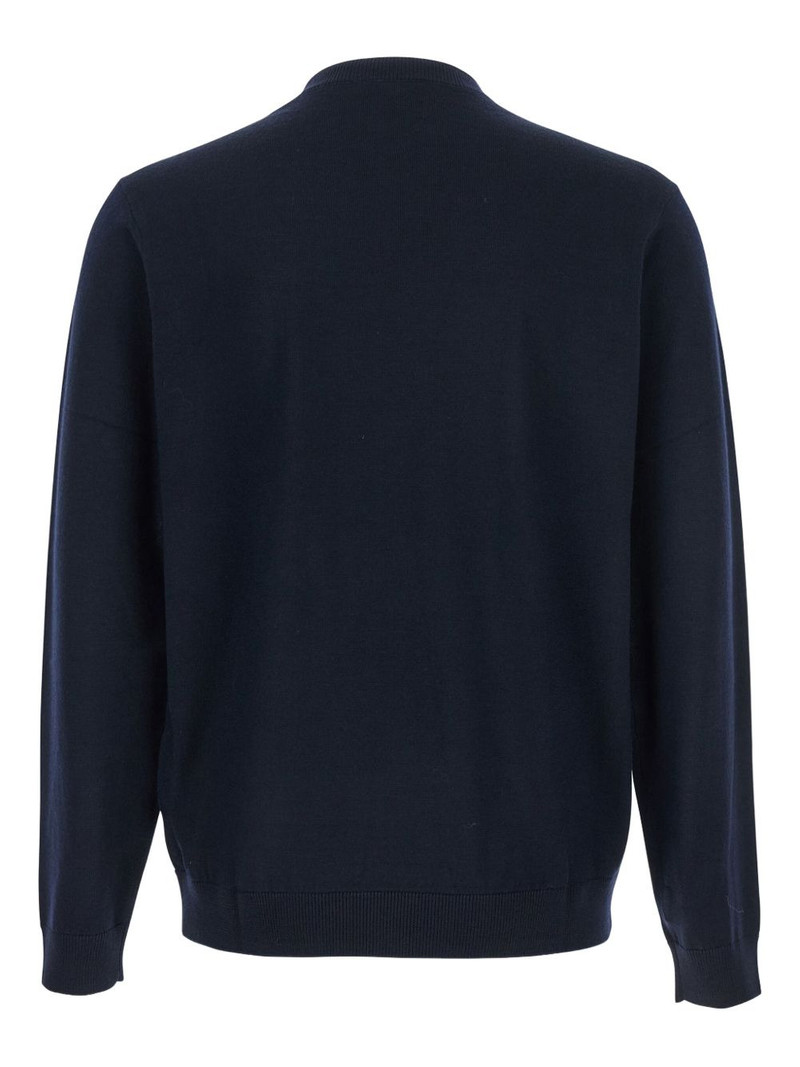 EMPORIO ARMANI logo-embellishment sweater outlook