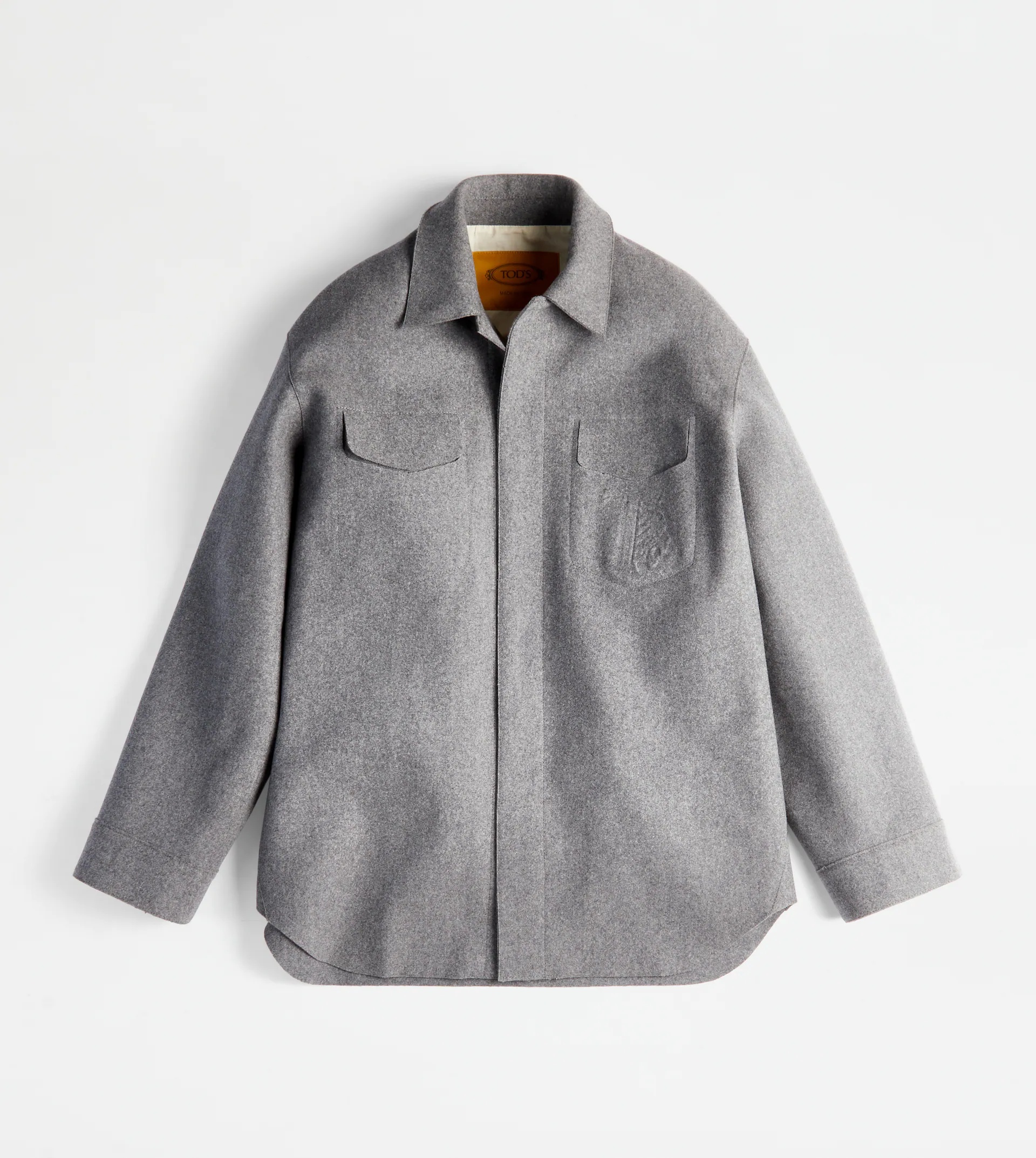 TOD'S OVER SHIRT - GREY - 1