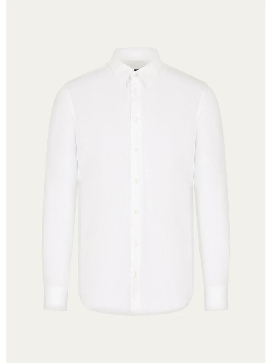 Men's Cotton Jersey Sport Shirt - 1