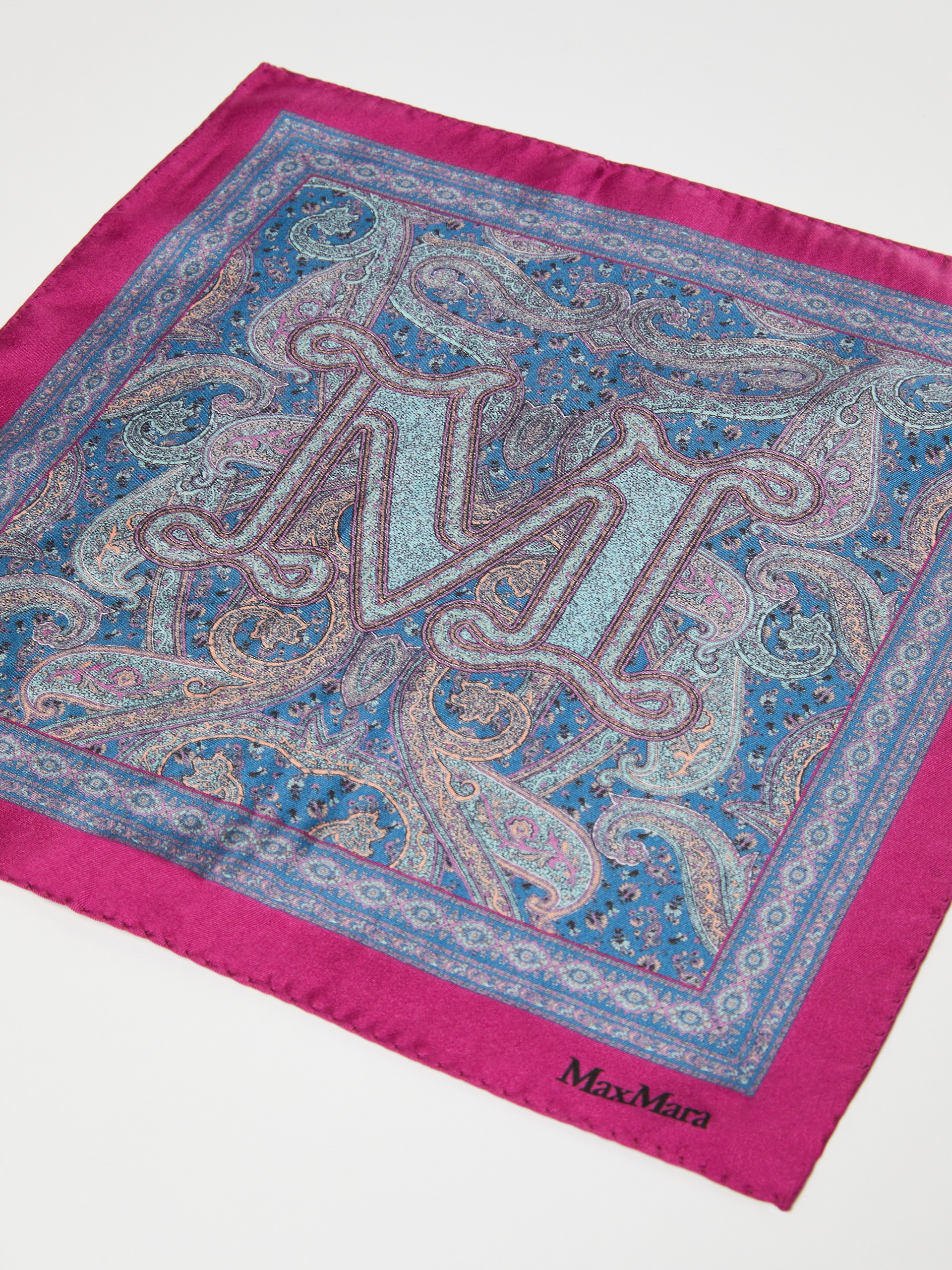 CARRE31BIS Printed silk pocket square - 2