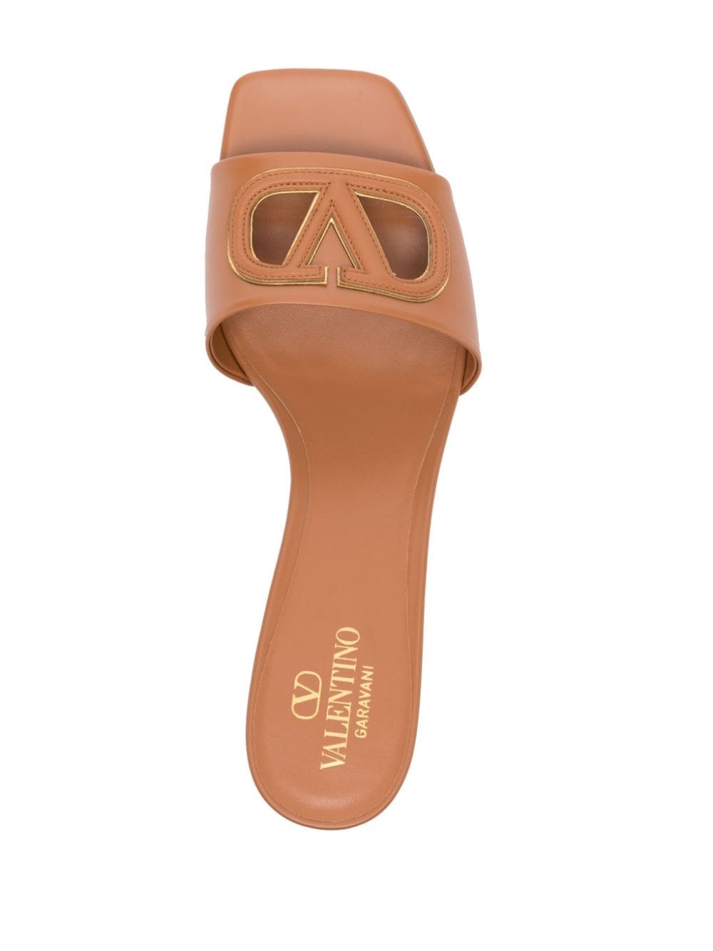 60mm VLogo Signature leather mules - 4